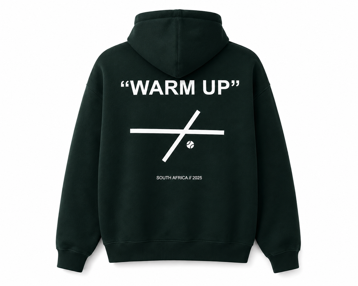 "WARM UP" Hoodie, CLUB GREEN | LIMITED EDITION