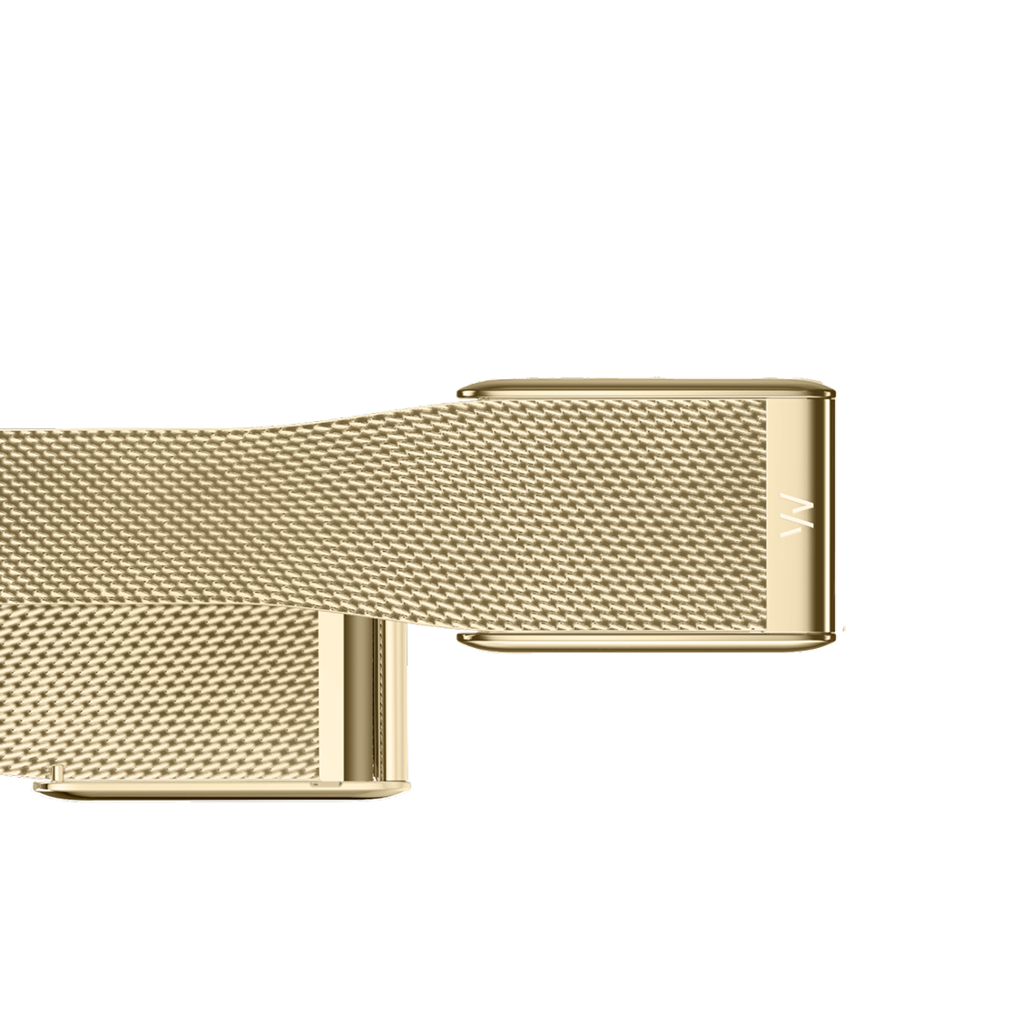 Close up of clasp on Whoop 5.0 Meridian Band in Gold