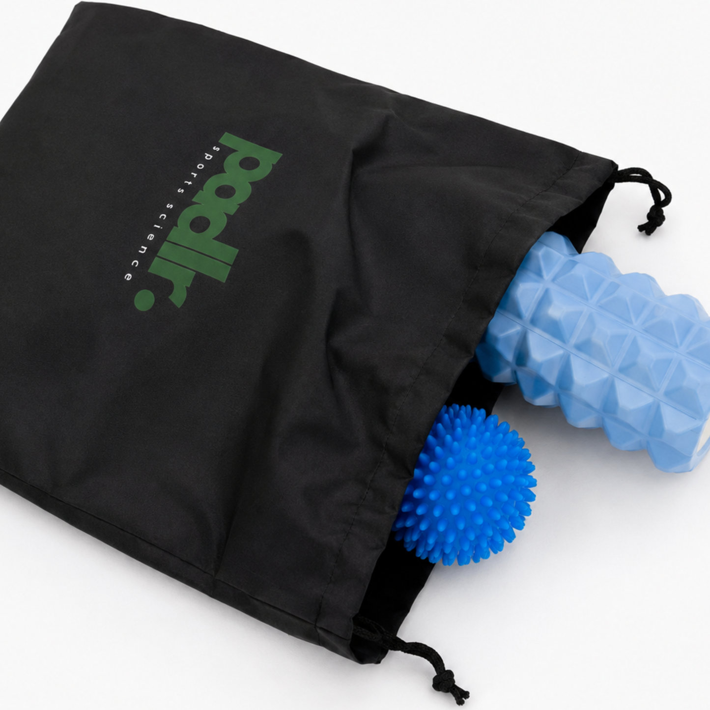 Muscle Recovery Kit | Trigger Point Foam Roller, Spiky Massage Ball & Carry Bag | Padlr. Sports Science