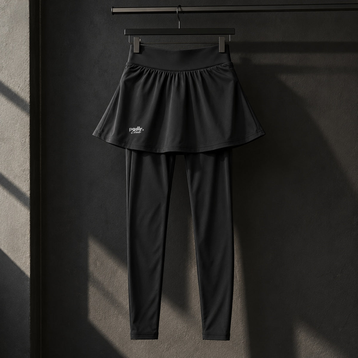 "COURT LAYER" 2-in-1 Padel Skirt Leggings | Black