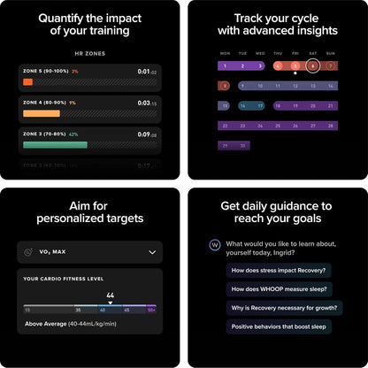 WHOOP ONE 5.0 Activity Tracker | 12 Months WHOOP ONE Membership Included