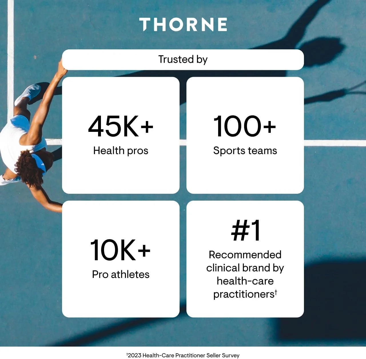 THORNE Creatine Micronized Creatine Monohydrate Powder 90 Servings 450g