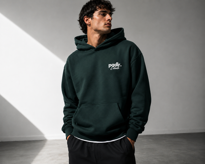 "WARM UP" Hoodie, CLUB GREEN | LIMITED EDITION