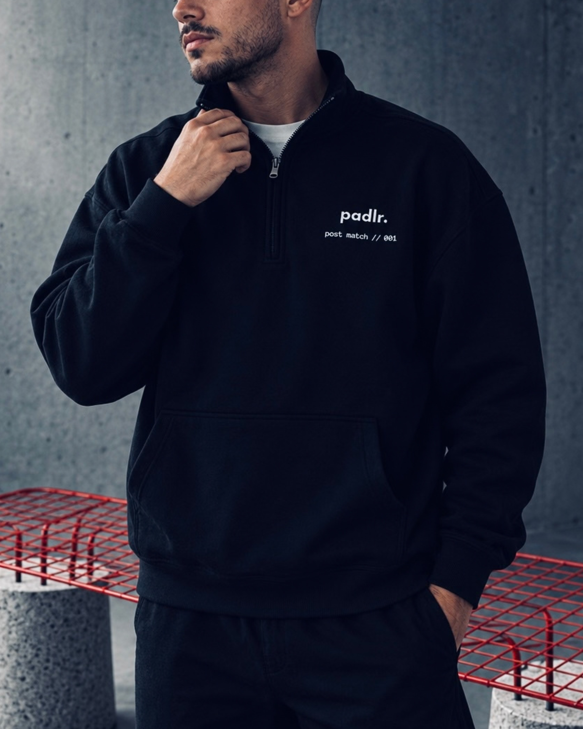 “QUARTER ZIP” POST MATCH // 001