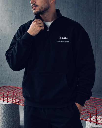 “QUARTER ZIP” POST MATCH // 001