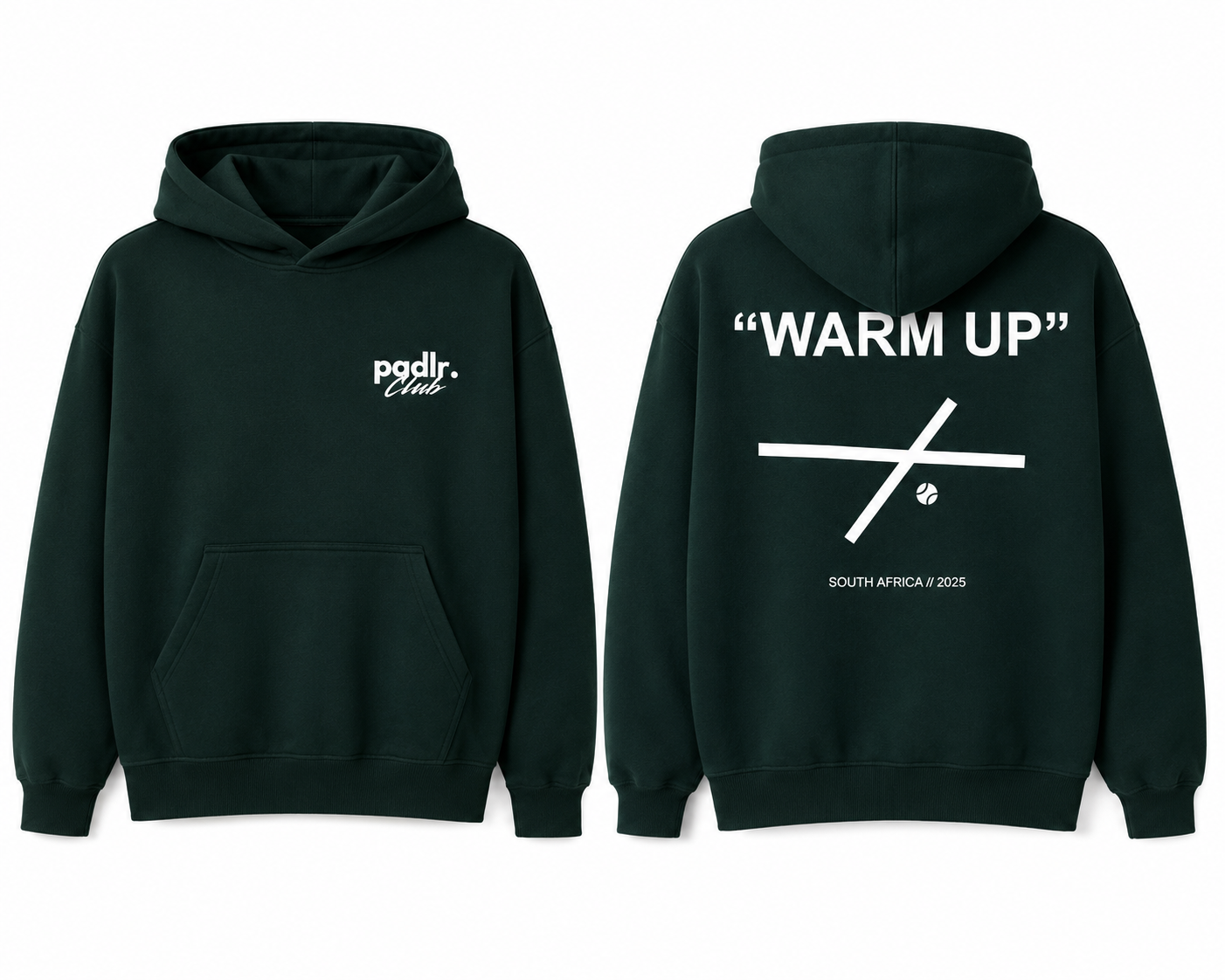 "WARM UP" Hoodie, CLUB GREEN | LIMITED EDITION