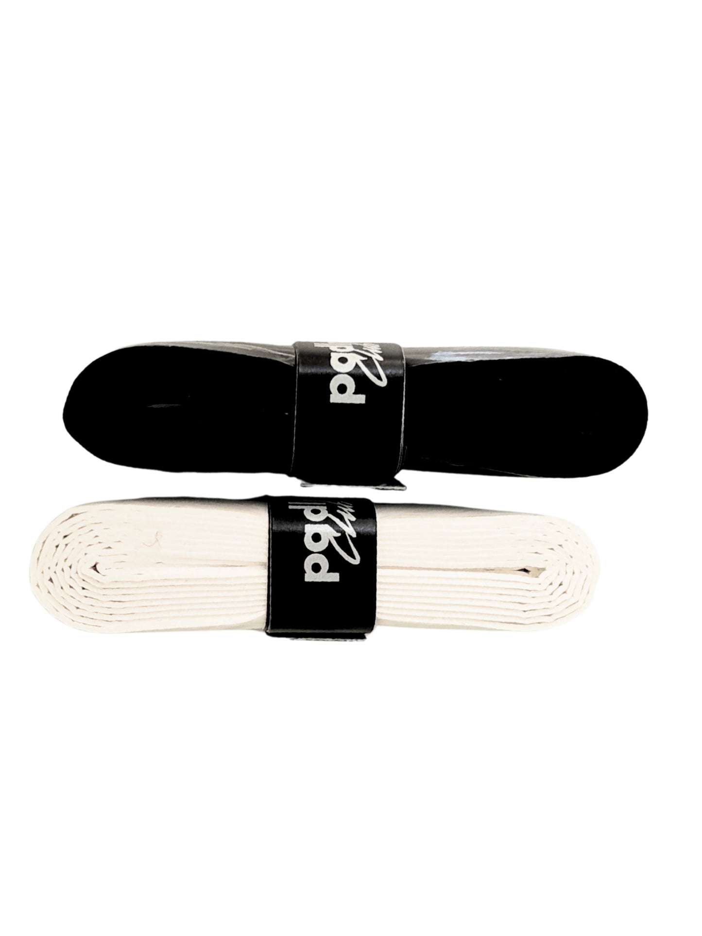 Padlr Club Premium Padel & Tennis Overgrips – Black & White Pack of 2 – Non-Slip, Sweat Absorbent