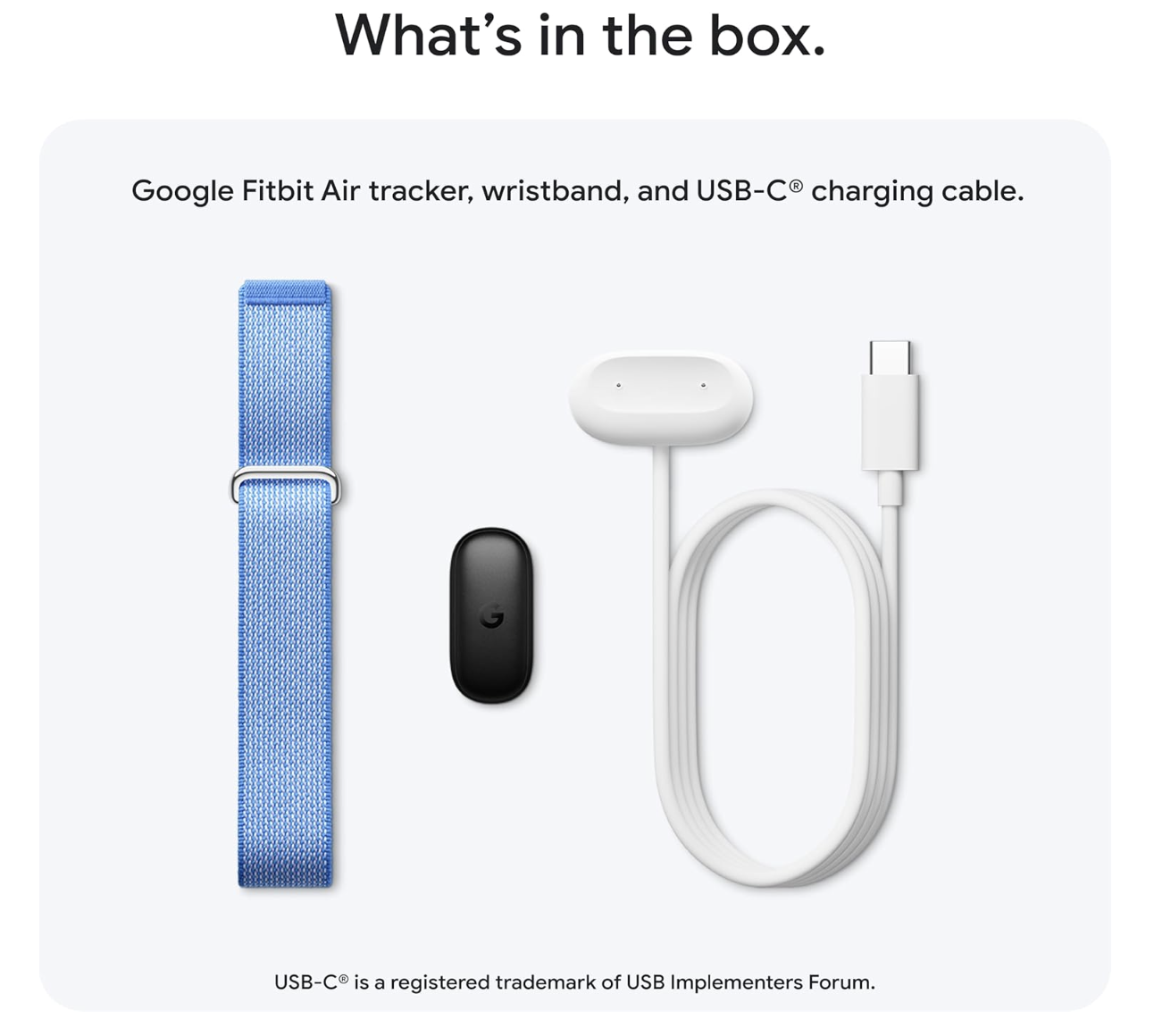 Google Fitbit Air - Screenless Activity Tracker | Black Onyx Strap