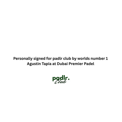 NOX AT10 Dubai P1 Padel Racket – Limited Edition Signed by Agustín Tapia (Dubai Premier Padel Exclusive)