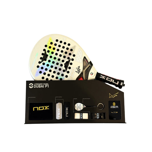 NOX AT10 Dubai P1 Padel Racket – Limited Edition Signed by Agustín Tapia (Dubai Premier Padel Exclusive)