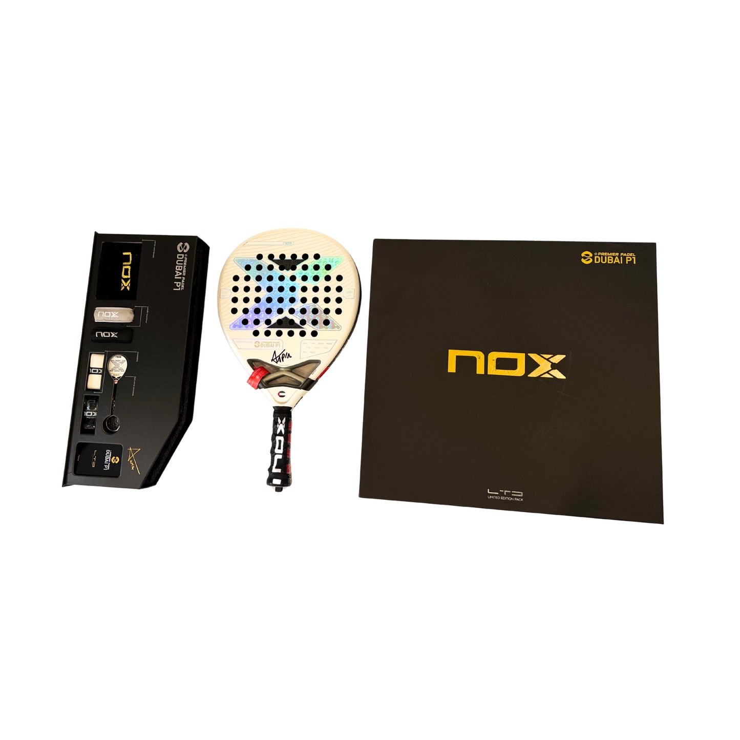 NOX AT10 Dubai P1 Padel Racket – Limited Edition Signed by Agustín Tapia (Dubai Premier Padel Exclusive)