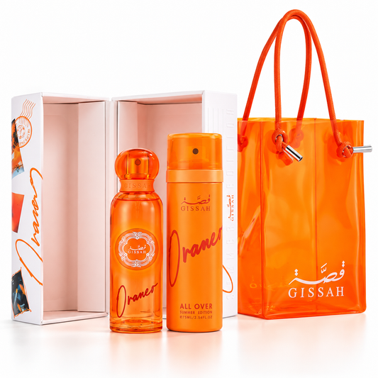 Gissah Oraneo Summer Limited Edition Unisex Gift Set | 75ml EDP, 75ml All Over Spray & Gift Bag