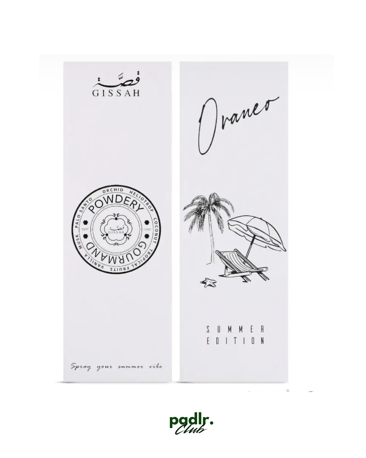 Gissah Oraneo Summer Limited Edition Unisex Gift Set | 75ml EDP, 75ml All Over Spray & Gift Bag