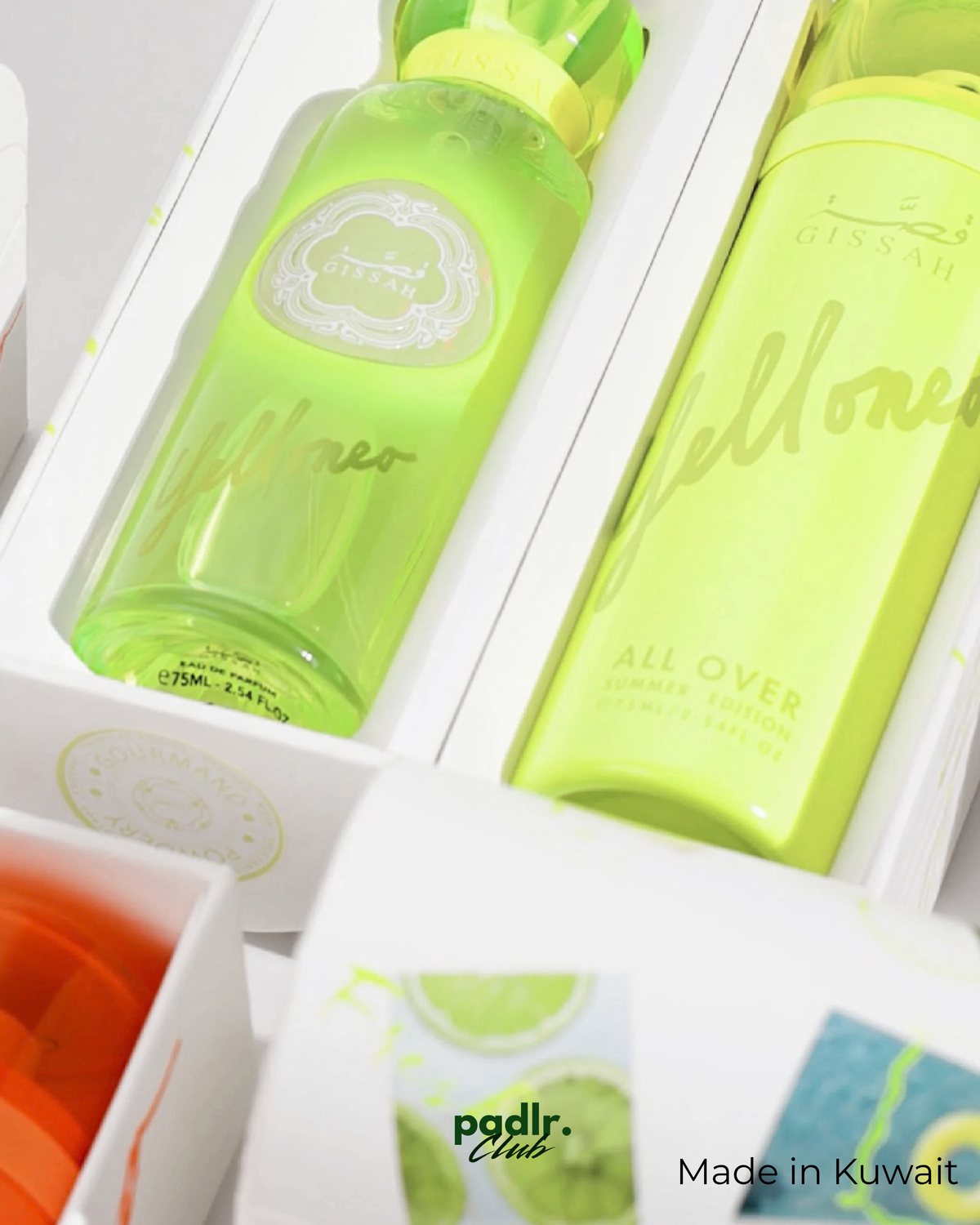 Gissah Yelloneo Summer Edition Gift Set | 75ml Eau de Parfum + 75ml All Over Spray & Gift bag