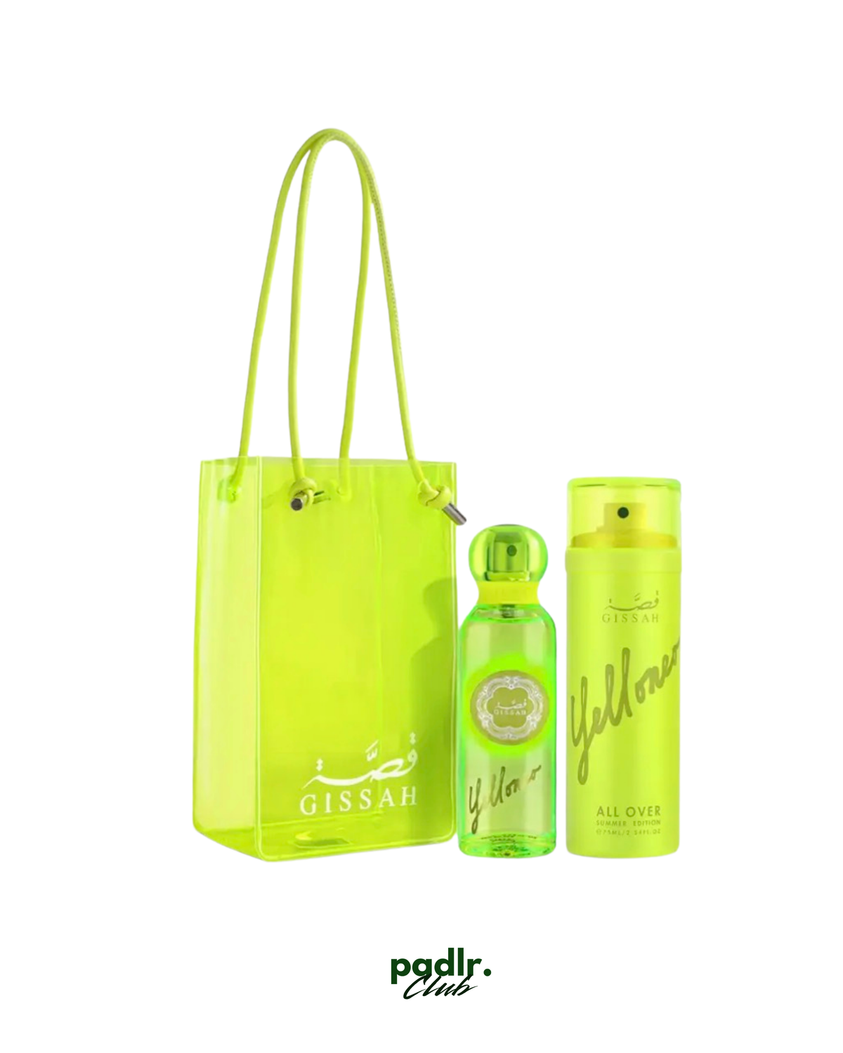 Gissah Yelloneo Summer Edition Gift Set | 75ml Eau de Parfum + 75ml All Over Spray & Gift bag