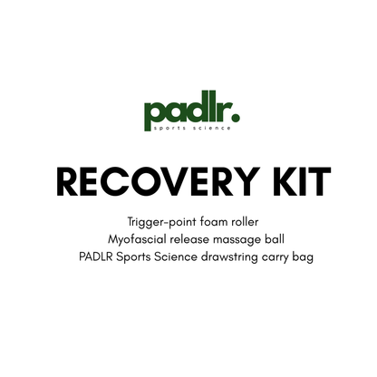 Muscle Recovery Kit | Trigger Point Foam Roller, Spiky Massage Ball & Carry Bag | Padlr. Sports Science