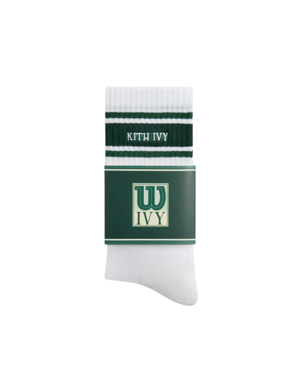 Kith Ivy for Wilson Stripe Logo Crew Socks
