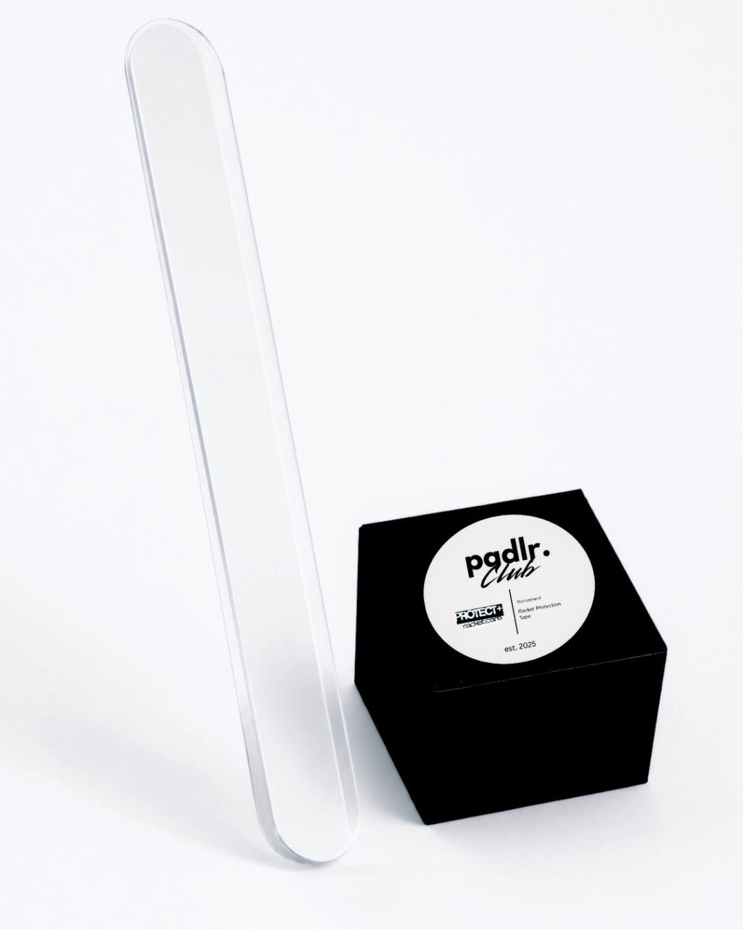 PROTECT+ Padel Racket Protection Tape — Transparent