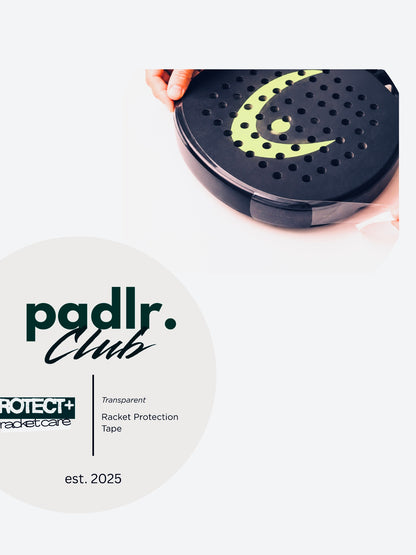 PROTECT+ Padel Racket Protection Tape — Transparent