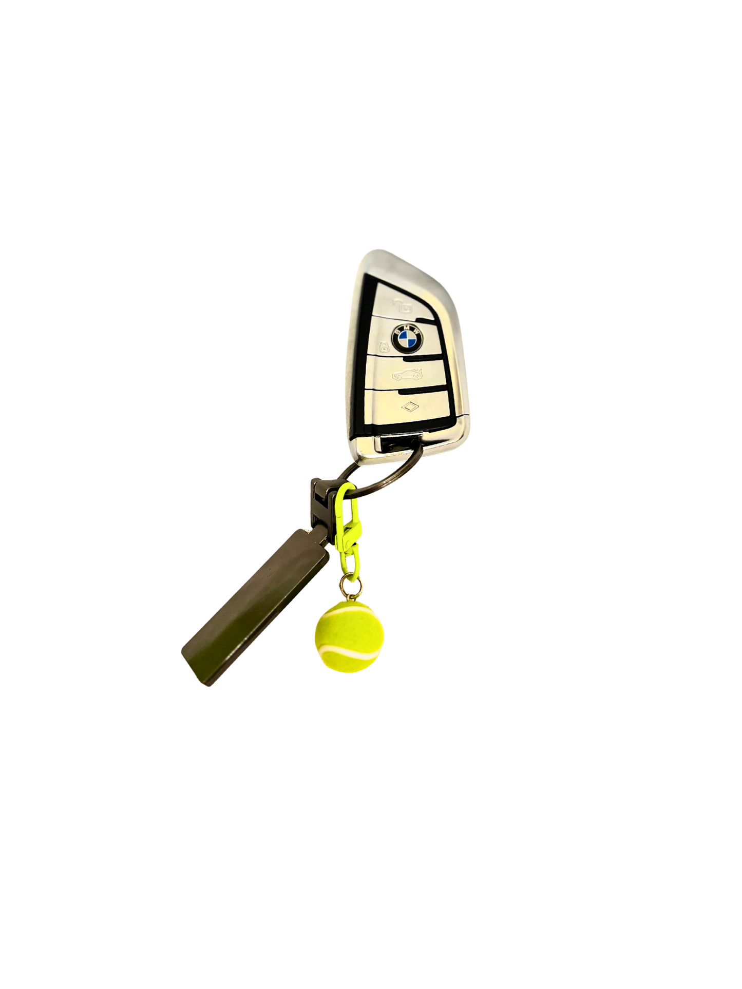 Padlr Club Premium Mini Tennis/Padel Ball Keychain – Padel & Tennis Bag Charm, Sport Key Holder Accessory, Gym Backpack Clip, Gifting