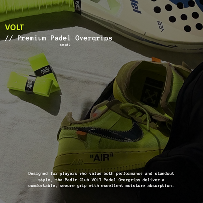 VOLT Premium Padel Overgrips — Set of 2