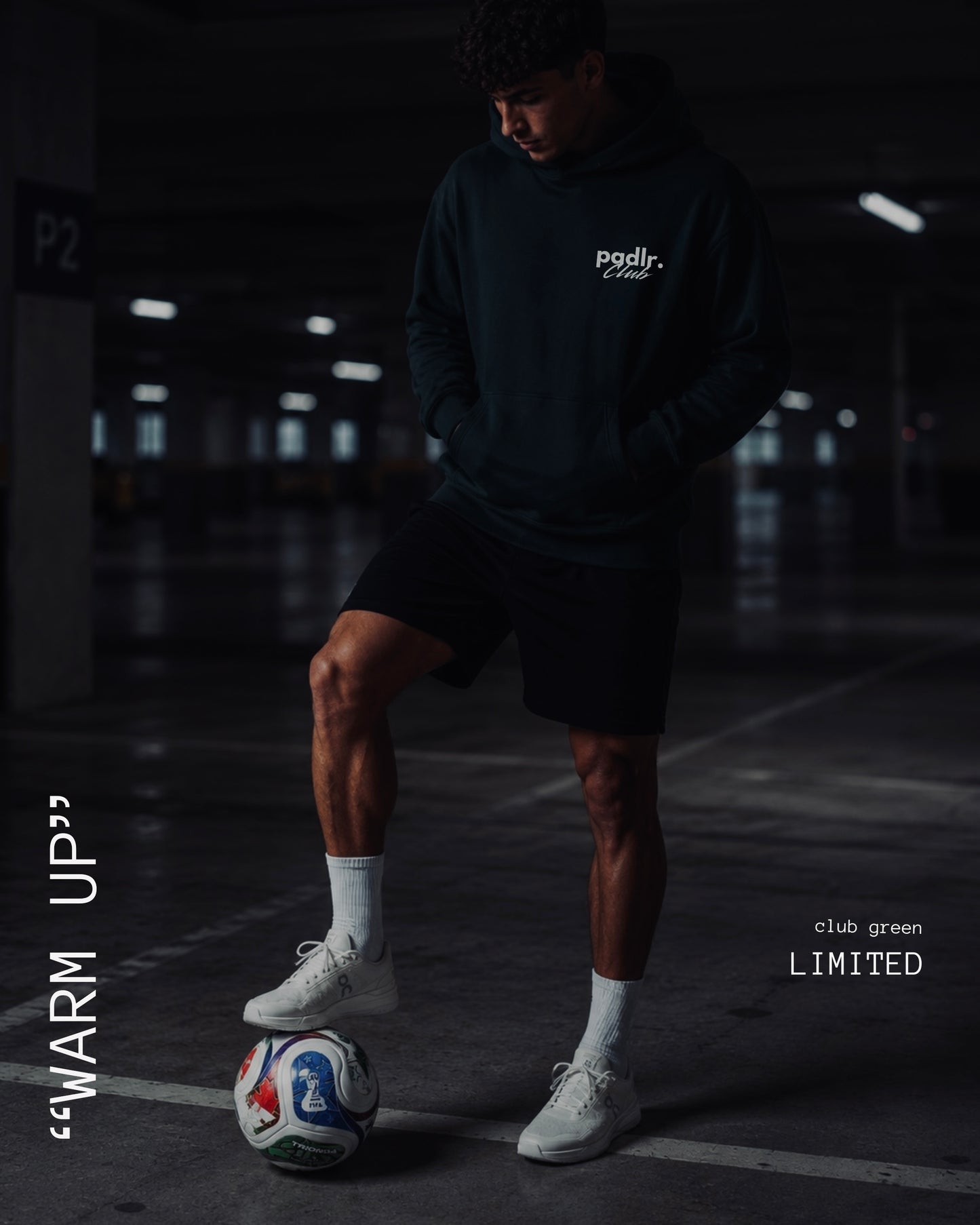 "WARM UP" Hoodie, CLUB GREEN | LIMITED EDITION