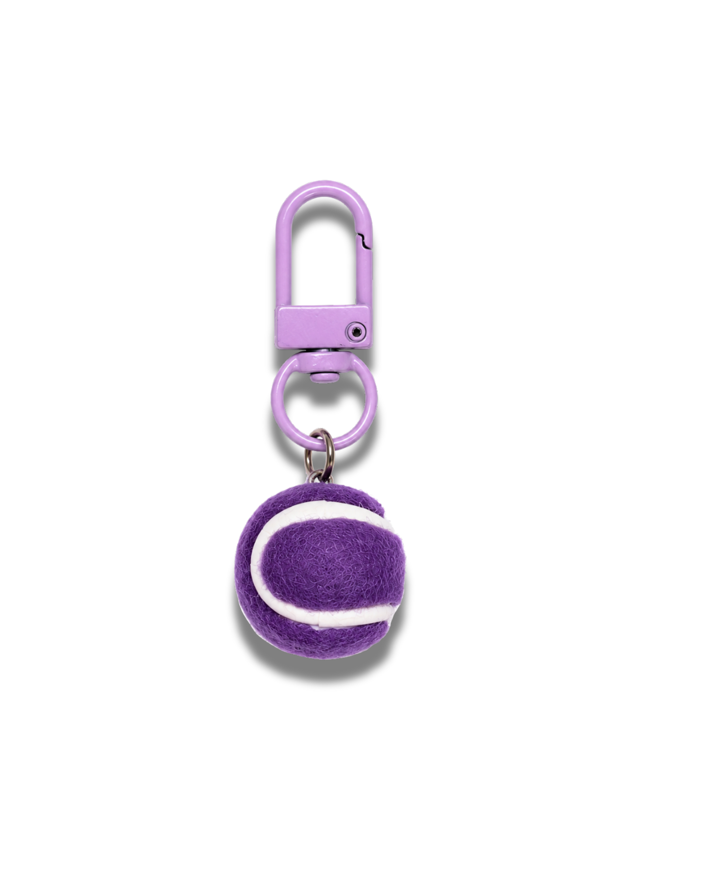Padlr Club Premium Mini Tennis/Padel Ball Keychain – Padel & Tennis Bag Charm, Sport Key Holder Accessory, Gym Backpack Clip, Gifting
