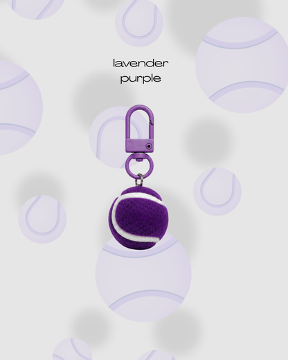 "LAVENDER PURPLE" MINI BALL KEYCHAIN