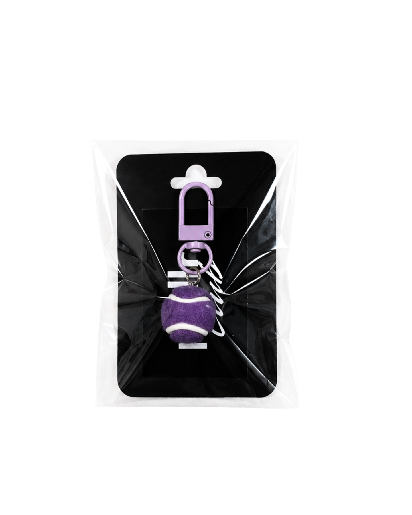 Padlr Club Premium Mini Tennis & Padel Ball Keychain – Lavender Purple