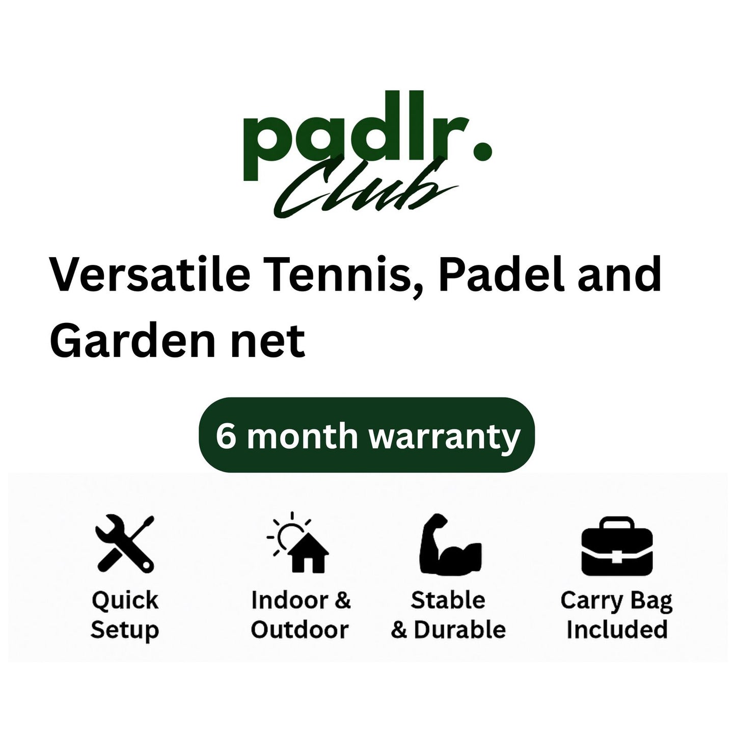Portable 3m Sports Net with Carry Bag